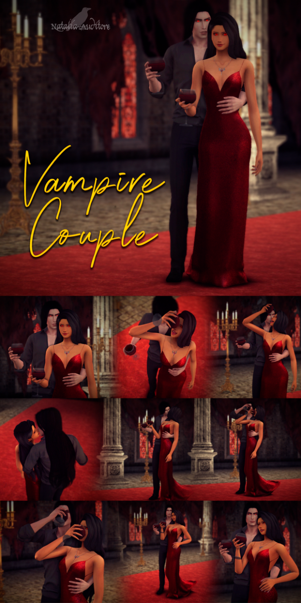 264553 vampire couple posepack by natalia auditore sims4 featured image