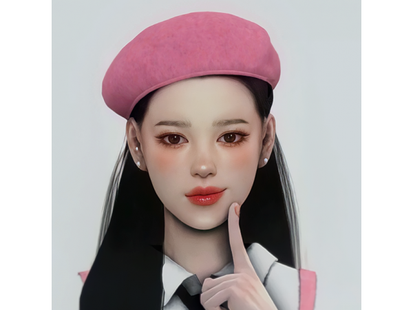 267103 unisex wool beret by eunosims sims4 featured image