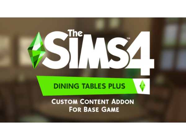 267621 dining tables plus cc addon for base game sims4 featured image