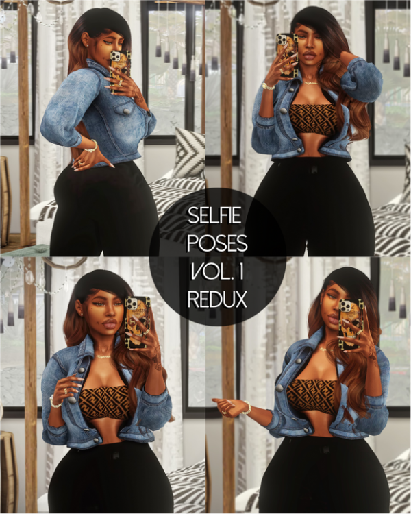 269030 selfie poses vol 1 redux by afrosimtric simmer sims4 featured image