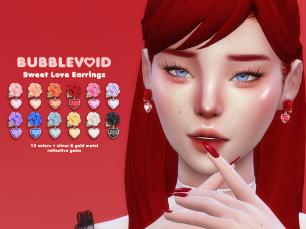BubbleVoid’s Sweet Love: Enchanting Earrings for the Modern Muse (Rings & Accessories)