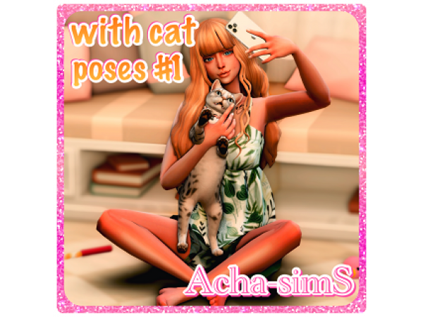 269230 acha with cat poses 1 sims4 featured image