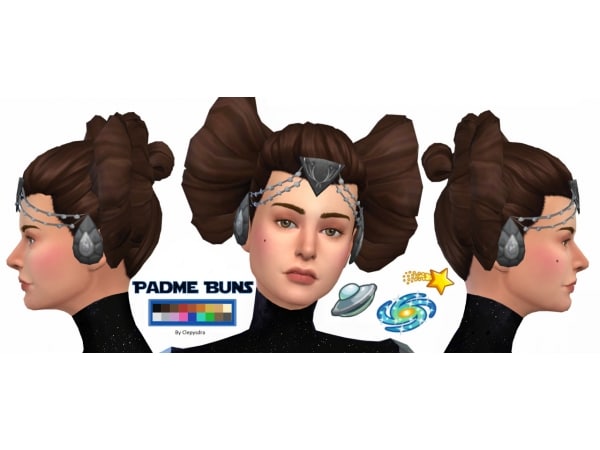 AlphaLocks Elegance: Padme-Inspired Buns & Chic Accessories (#AlphaHair Collection)