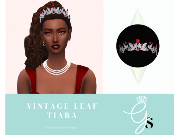 273270 vintage leaf tiara by glitterberry sims sims4 featured image