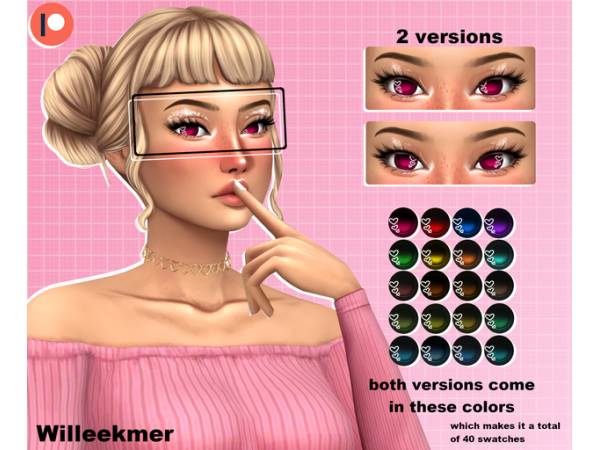 273436 burning desire eyes 40 facepaint 41 face hearts 40 tattoos 41 by willeekmer sims4 featured image