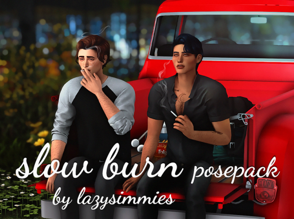 273455 slow burn posepack by lazysimmies by lazysimmies sims4 featured image