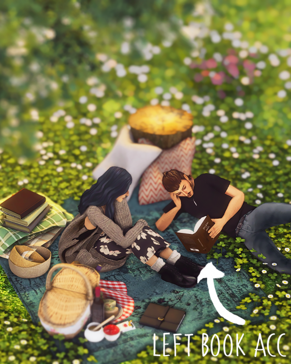 Novel Embrace: ‘Read Me Like a Book’ Posepack by SiimplySims (#AlphaCC, #CouplePoses)