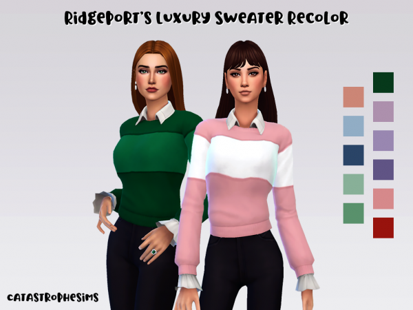 278260 ridgeport 39 s luxury sweater recolor by catastrophe sims sims4 featured image