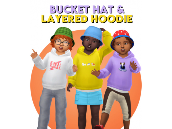 Casteru’s Chic Toddler Trends: Bucket Hats & Hoodie Sets (#ToddlerCC #AlphaCC)