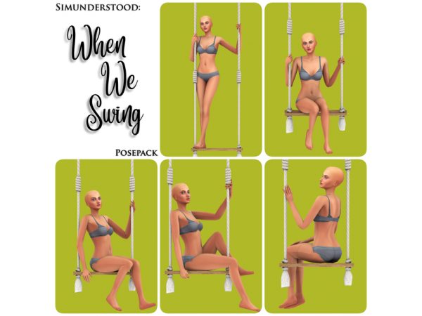Pose Paradise: Enchanting Swing Poses Pack (AlphaCC, Female Elegance)
