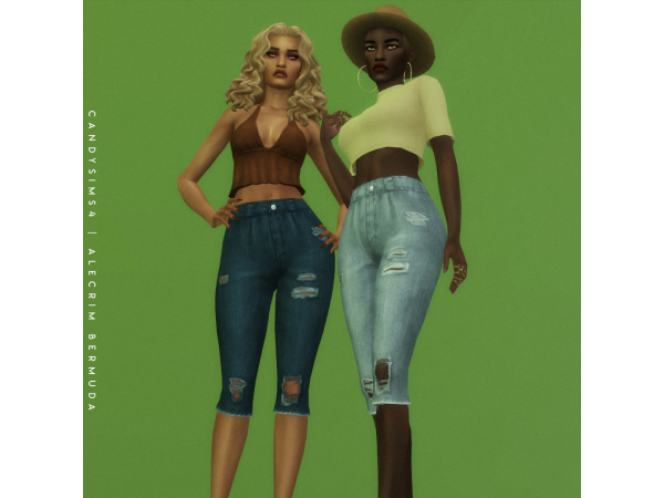 Alecrim Bermuda Bliss: Chic Female Shorts & Clothing Sets (AlphaCC Collection)