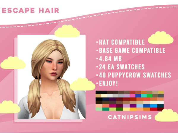 281357 escape hair by catnipsims sims4 featured image