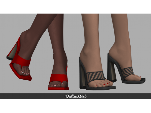 Fashionista Heels by DallasGirl (Sexy  High Heels, Alpha CC, Female Shoes)