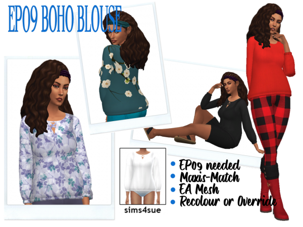 Boho Bliss Ep09: Chic Bohemian Blouses for Trendy Wardrobes (AlphaCC)