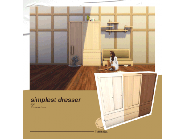 284313 simplest dresser by hanraja sims4 featured image