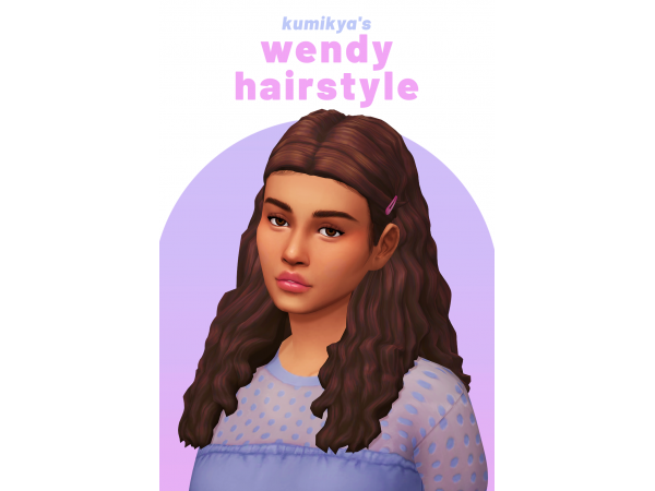 285287 wendy hair by kumikya sims4 featured image