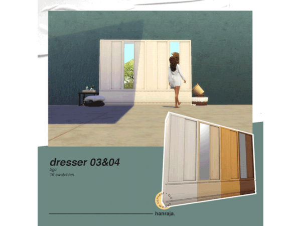 Hanraja’s Haven: Dresser 03 & 04 – Chic Bedroom Storage Solutions