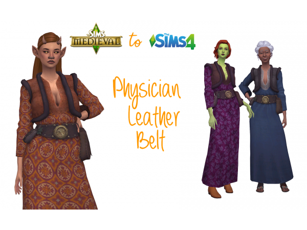 Dr. Chic’s Update: Physician Dress by ZX_TA (TS4 Alpha CC)