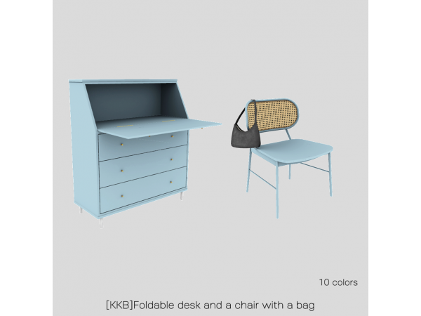 286533 kkb foldable desk and a chair with a bag sims4 featured image