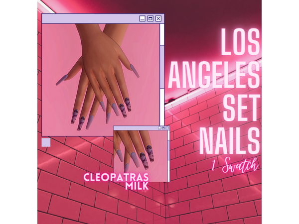 288658 los angeles set nails by cleopatrasmilk sims4 featured image