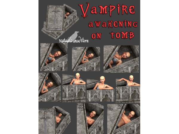 289763 vampire awakening on tomb posepack by natalia auditore sims4 featured image