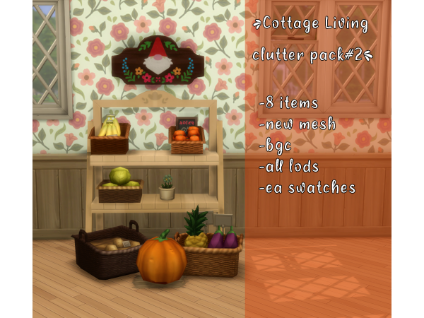 289837 127812 cottage living clutter pack 2 127812 by xsavannahx987 sims4 featured image