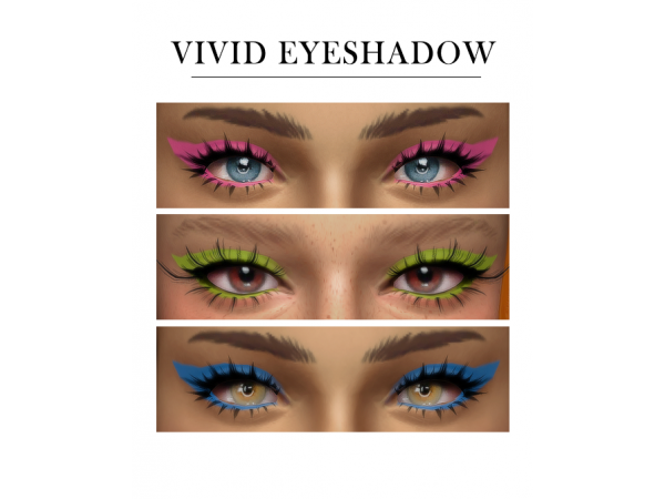Ziearel’s Color Splash: Vivid Eyeshadow for Mesmerizing Eyes (#AlphaCC Collection)