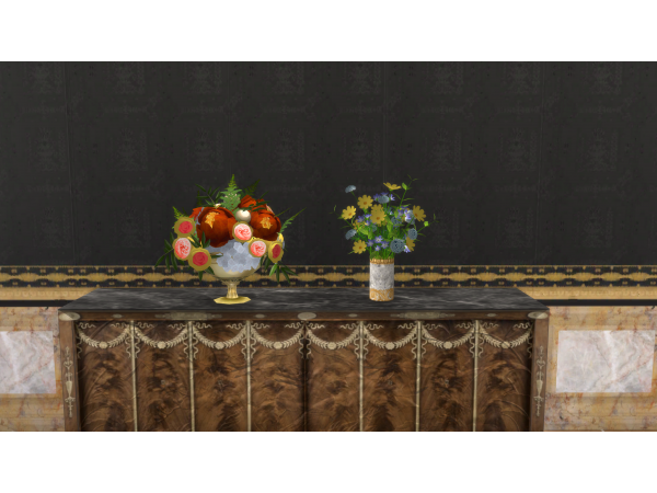 Floral Whispers by TheMarbleMortal: Fresh Cut Flowers & Chic Decor Accents (#AlphaCC)