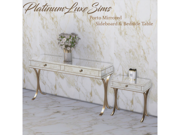 292968 porto mirrored sideboard bedside table by platinumluxesims sims4 featured image