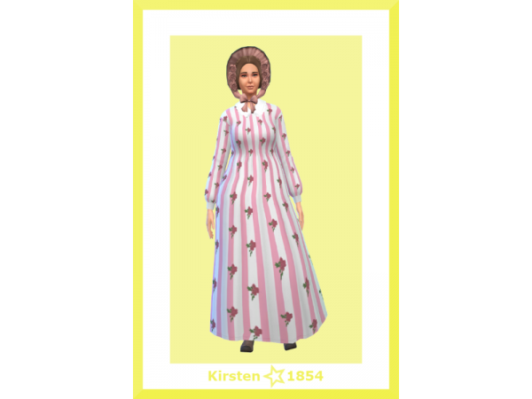 293130 inger dress for adults and children bgc sims4 featured image