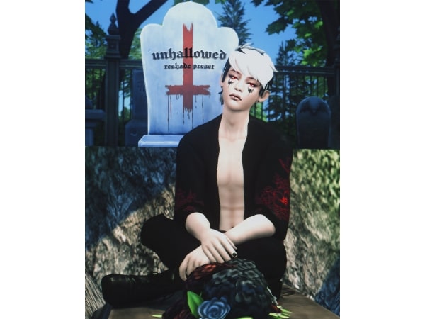 293416 unhallowed reshade preset ps actions sims4 featured image