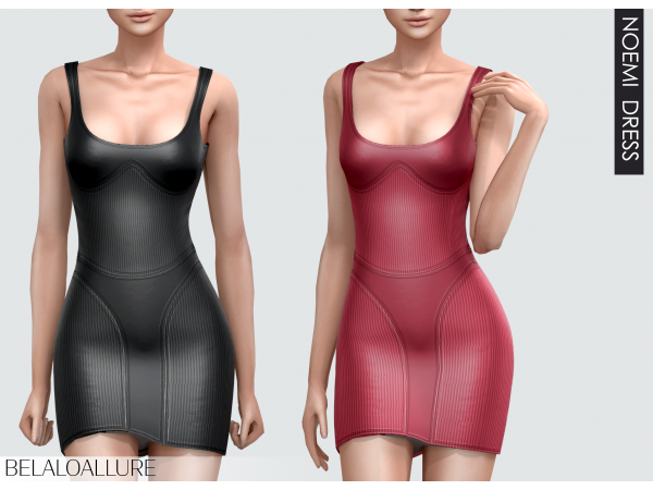 BelaloAllure Adele Mini – Chic Female  Short Dress (AlphaCC, Clothing Sets, Dresses)