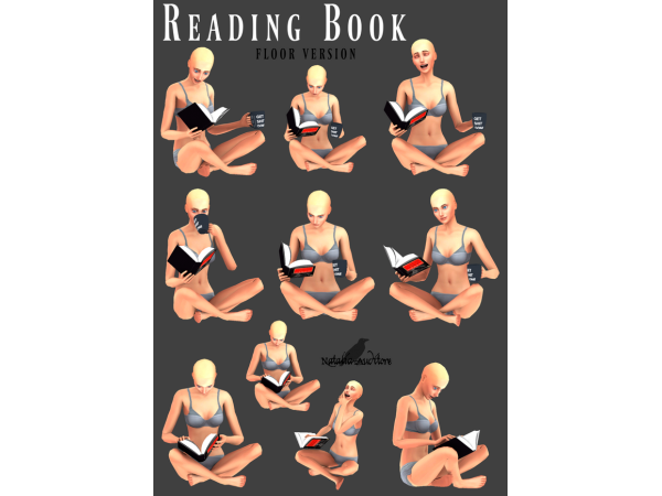 Novel Reclines: Natalia-Auditore’s Ultimate Floor Reading Poses Collection (#AlphaCC)