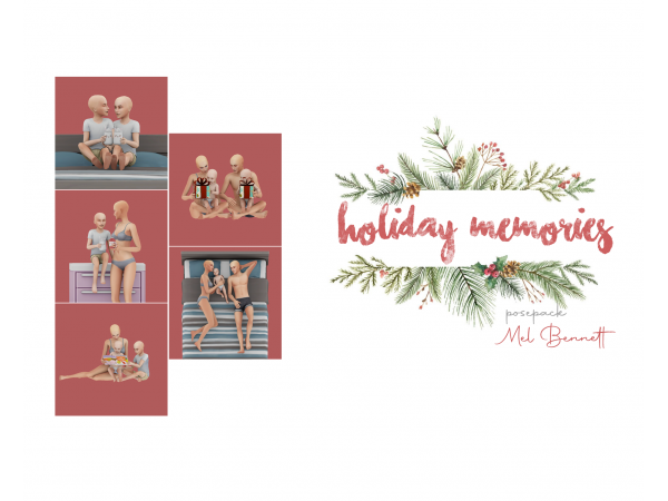 297295 advent calendar 21 holiday memories posepack sims4 featured image