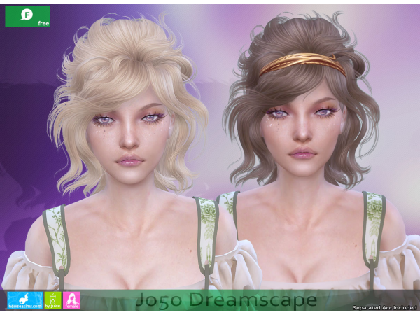 303669 hairstyle newsea j050 dreamscape sims4 featured image