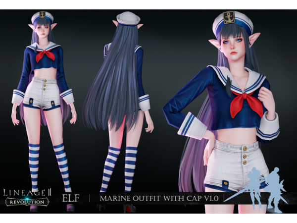 303733 lineage ii revolution elf marine outfit and cap v1 0 by mimoto sims sims4 featured image
