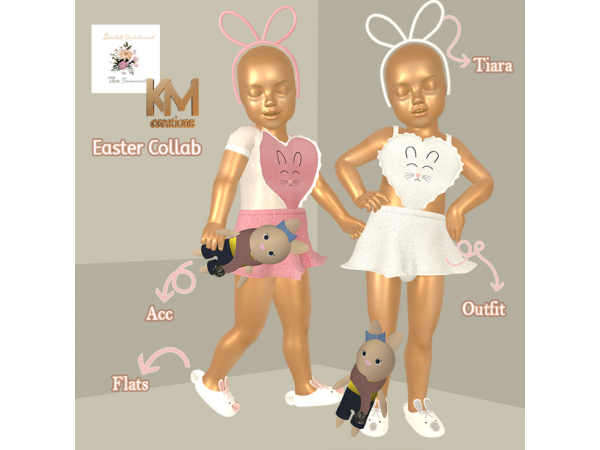 Scarlett’s Springtime Splendor: Easter Collab Toddler Fashion & Accessories Set