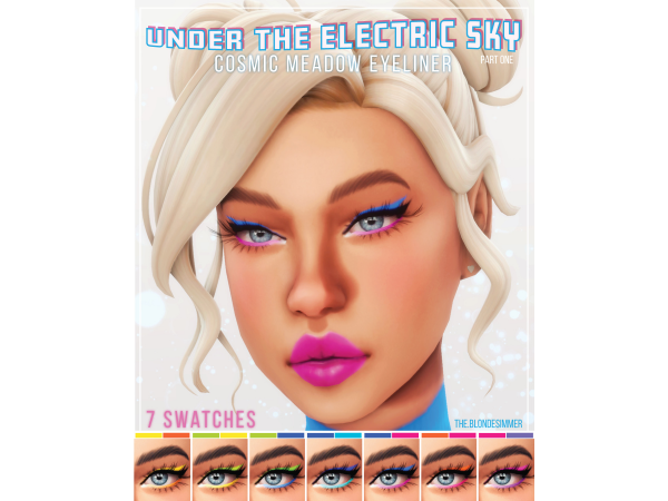 Alphacc Allure: Electric Sky Eyeliners for Mesmerizing Eyes (Makeup Collection)