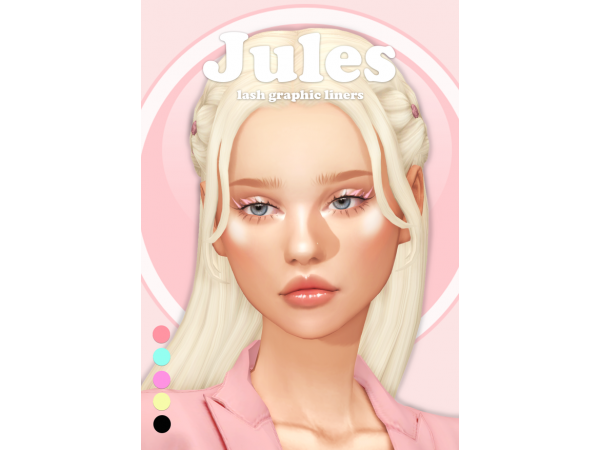 Jules’ Lash Artistry: Graphic Liners by Lady Simmer (Eyes & Makeup Alphas) 🍬