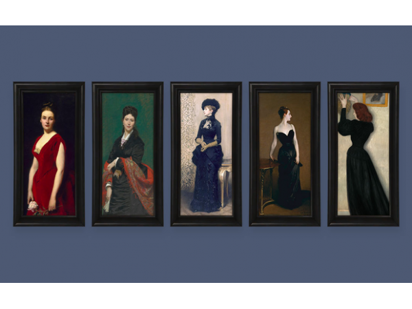 Simplistic’s Elegance: Masterpiece Portraits & Chic Decor Accents (Wall Hangings, Paintings & More)