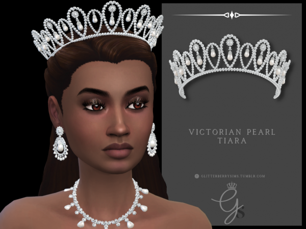 306338 victorian pearl tiara by glitterberry sims sims4 featured image