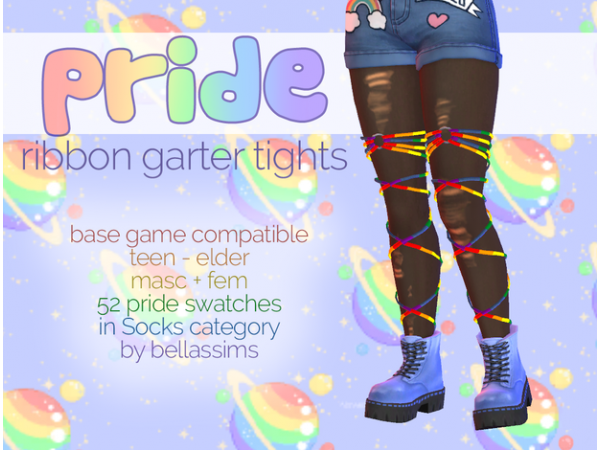 306648 pride garter tights by bellassims sims4 featured image