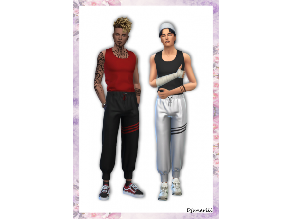 307058 sweatpants and tank top by djunariii sims4 featured image