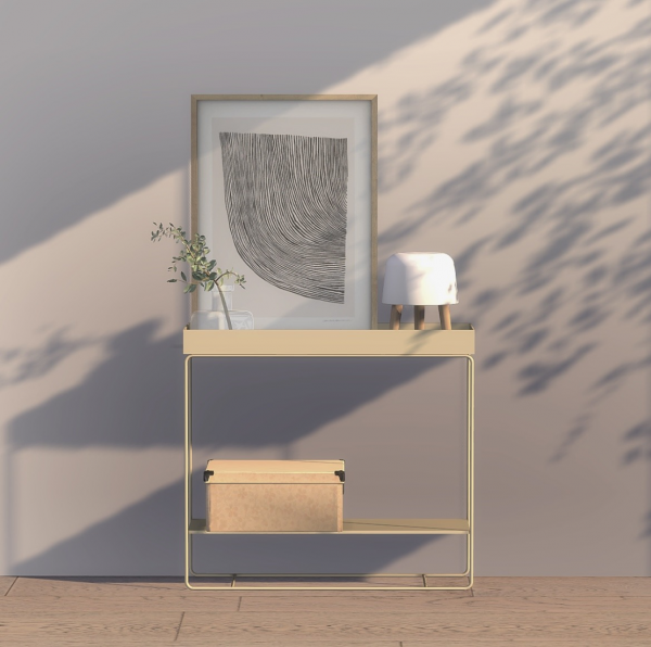 307287 ferm living plant box two tier tradition milk table lamp and abstract art sims4 featured image
