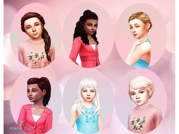 307315 6 girls hairstyles color updated 7 by kiara zurk sims4 featured image