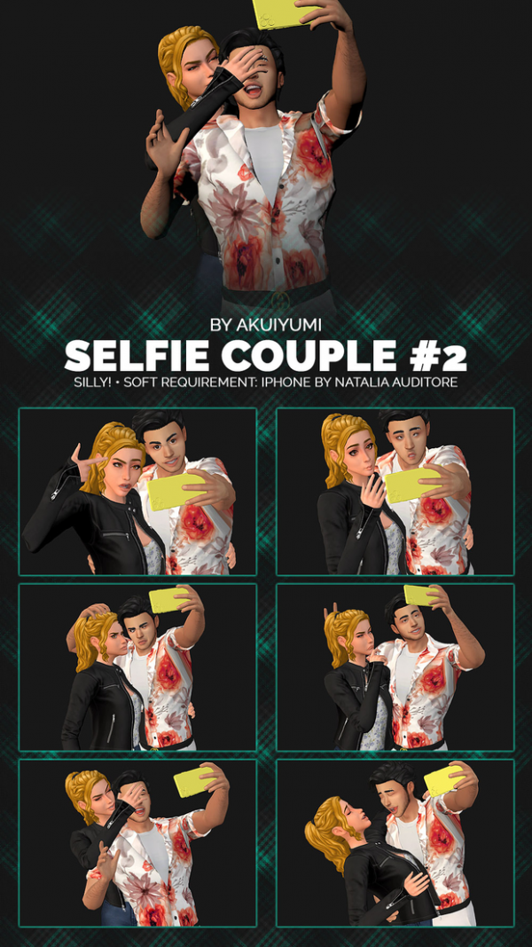 307386 selfie poses 2 silly free 17jun22 by akuiyumi sims4 featured image
