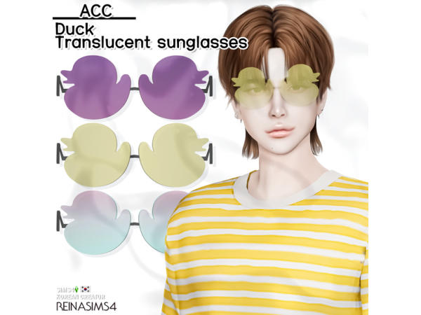 307618 duck translucent sunglasses by reina sims4 sims4 featured image