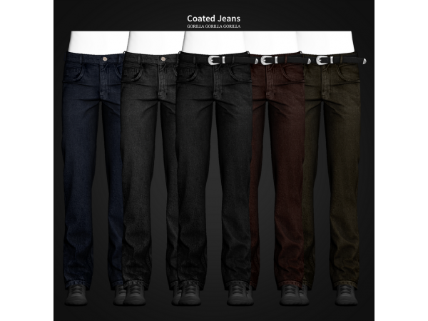 308919 coated jeans by gorillax3 sims4 featured image