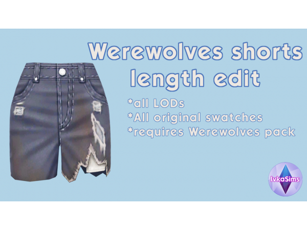 Luna’s Lament: Stylish Werewolf-Proof Shorts for the Alpha Female (Clothing Sets)