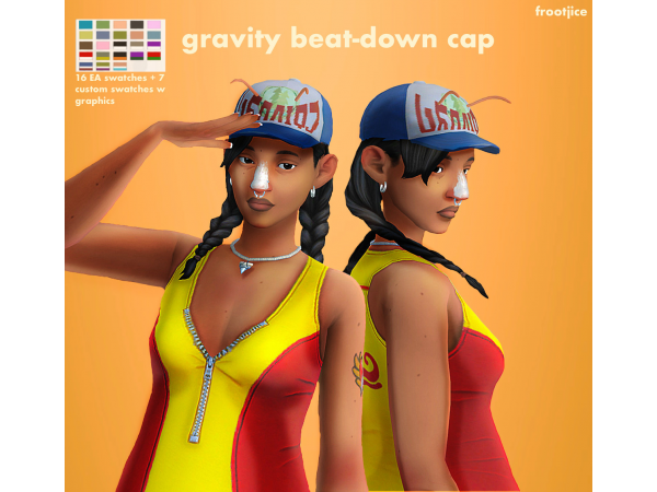 309005 gravity beat down cap by frootjice sims4 featured image